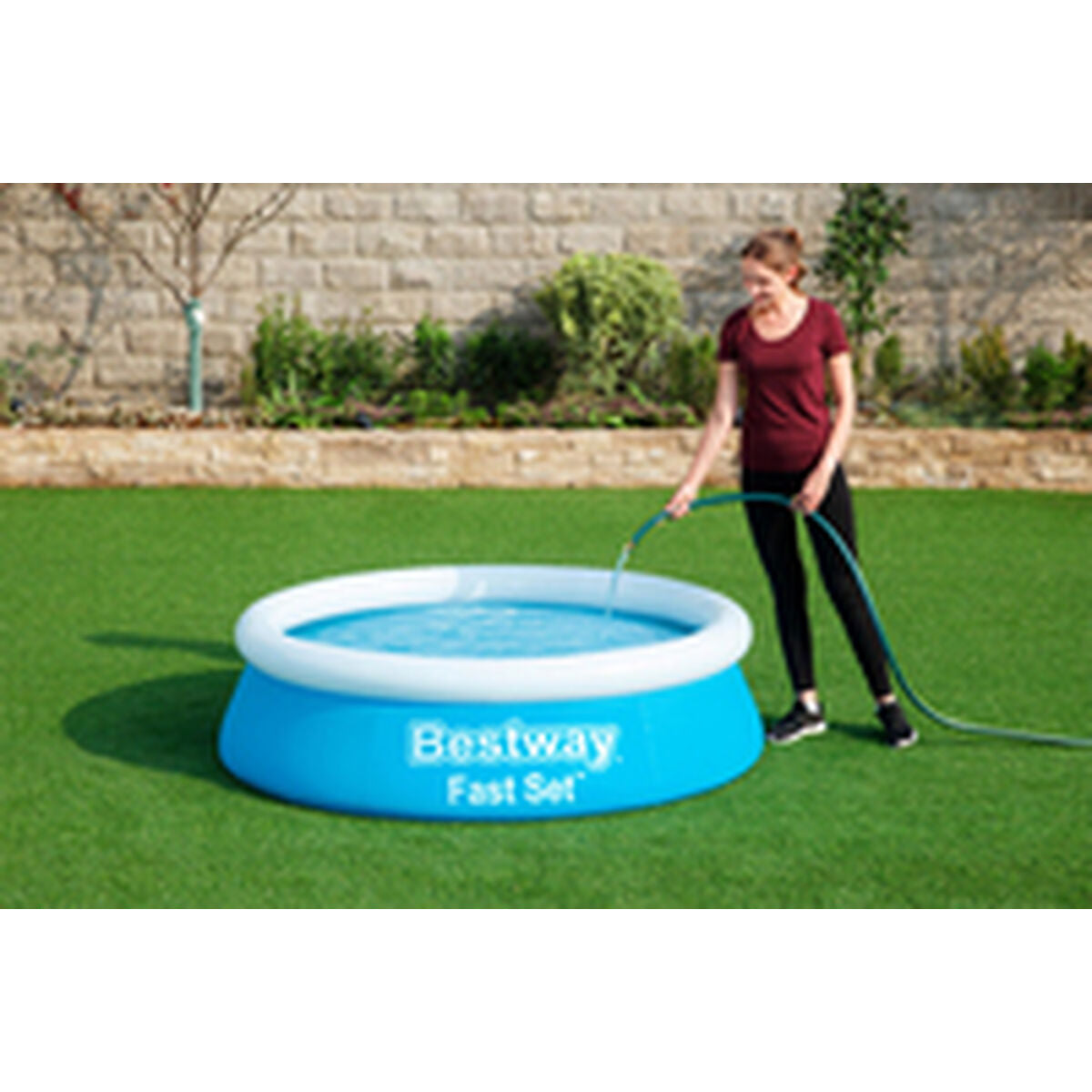 Uppblåsbar Pool Bestway Ring 183x51 cm finns hos Aktivcamping