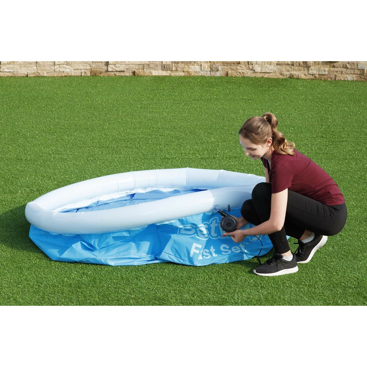 Uppblåsbar Pool Bestway Ring 183x51 cm finns hos Aktivcamping