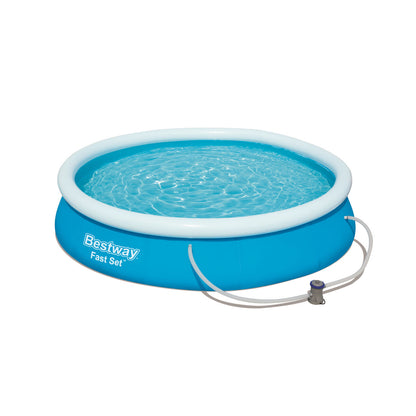 Uppblåsbar bassäng Bestway 5377 L 366 x 76 cm Blå finns hos Aktivcamping