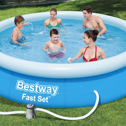 Uppblåsbar bassäng Bestway 5377 L 366 x 76 cm Blå finns hos Aktivcamping