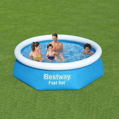 Uppblåsbar bassäng Bestway Blå 1880 L 244 x 61 cm - finns hos Aktivcamping
