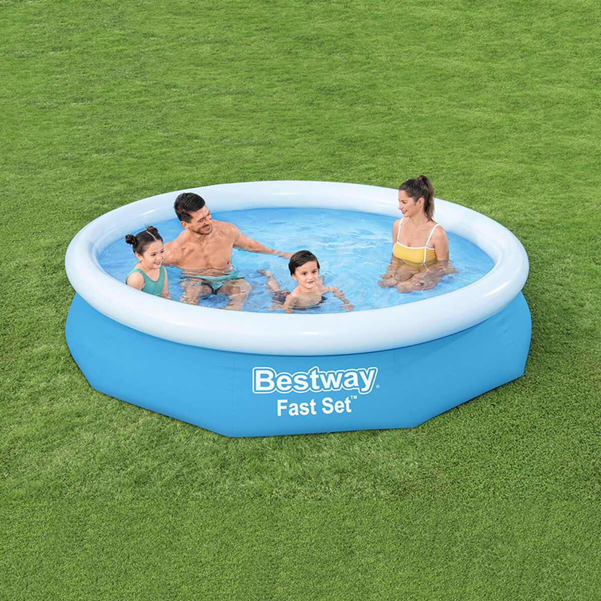 Uppblåsbar bassäng Bestway Blå 3200 L 305 x 66 cm - finns hos Aktivcamping