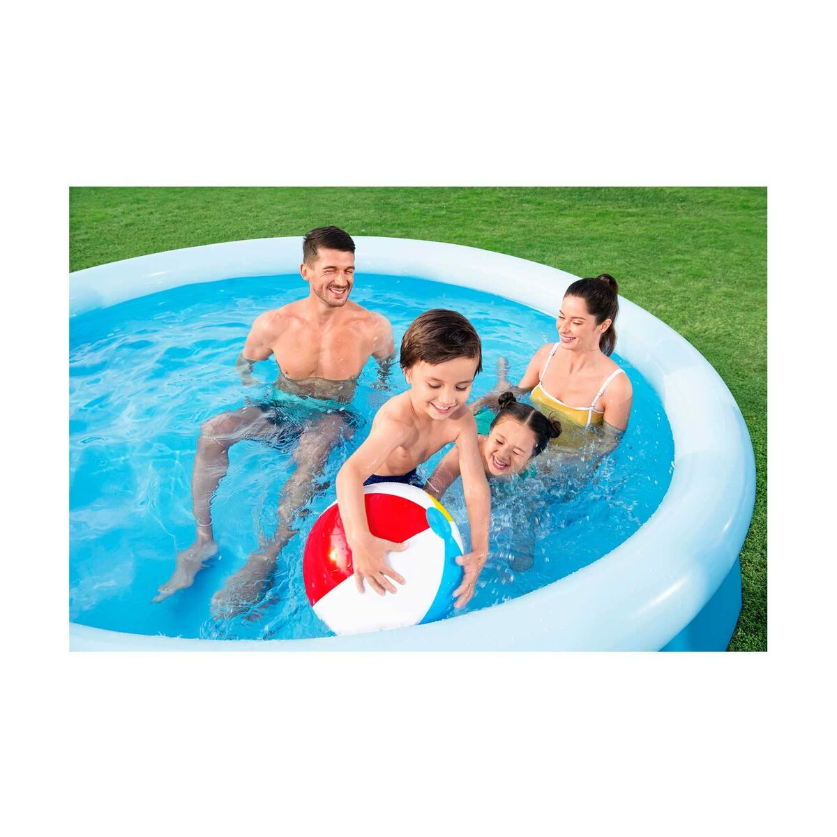 Uppblåsbar bassäng Bestway Blå 3200 L 305 x 66 cm - finns hos Aktivcamping