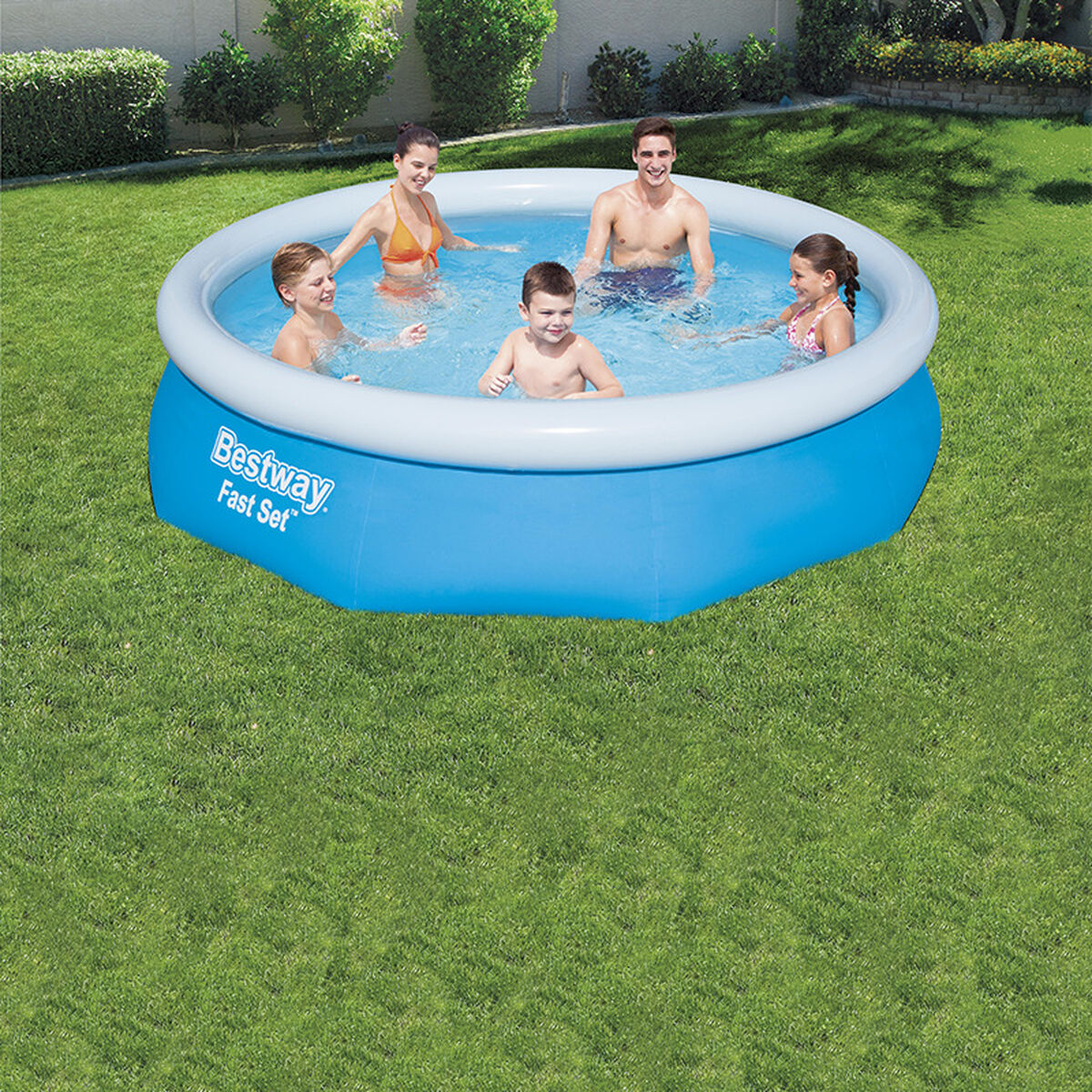 Uppblåsbar bassäng Bestway Blå 3800 l 305 x 76 cm - finns hos Aktivcamping