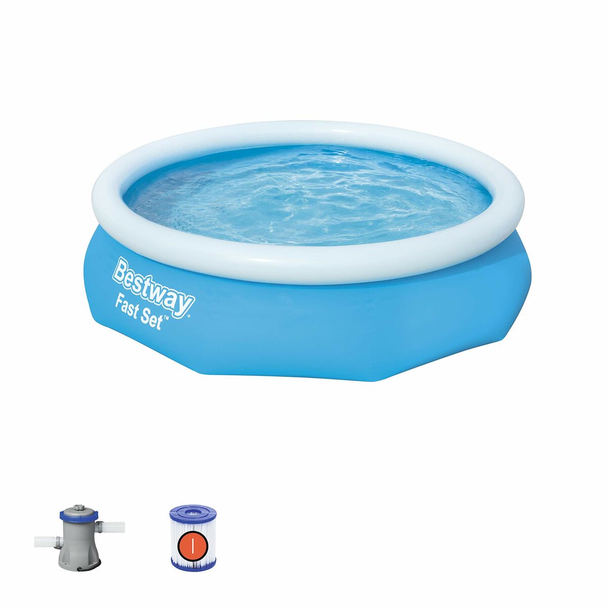 Uppblåsbar bassäng Bestway Blå 3800 l 305 x 76 cm - finns hos Aktivcamping