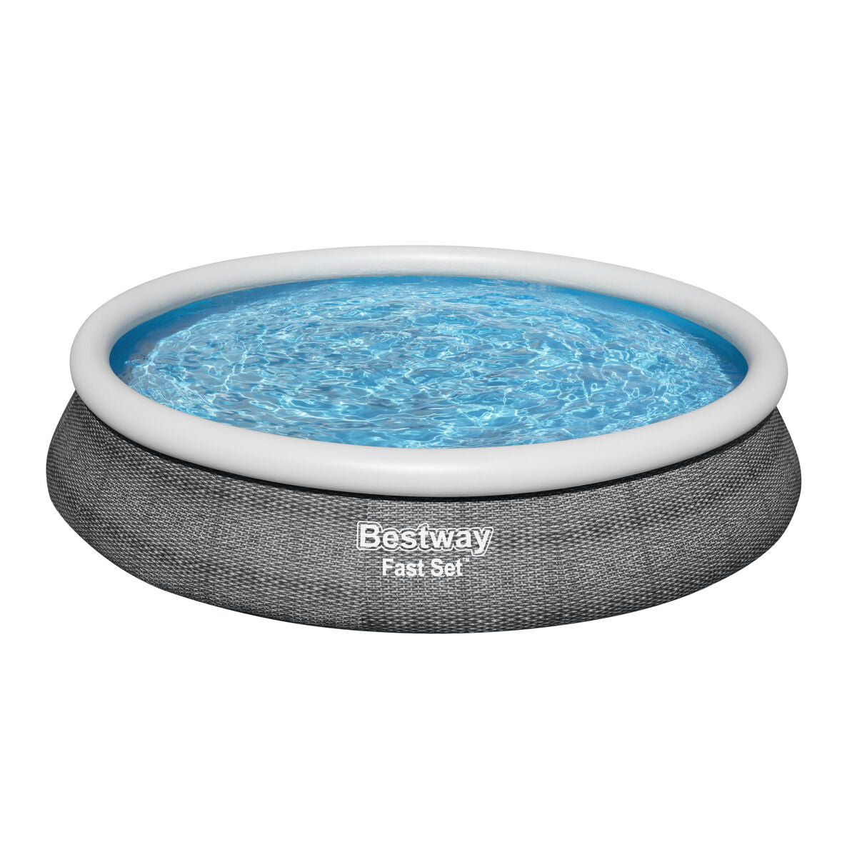 Uppblåsbar bassäng Bestway Grå 9677 L 457 x 84 cm finns hos Aktivcamping