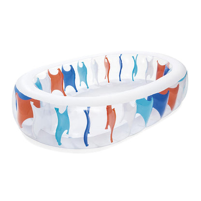 Uppblåsbar bassäng Bestway Multicolour 229 x 152 x 51 cm finns hos Aktivcamping