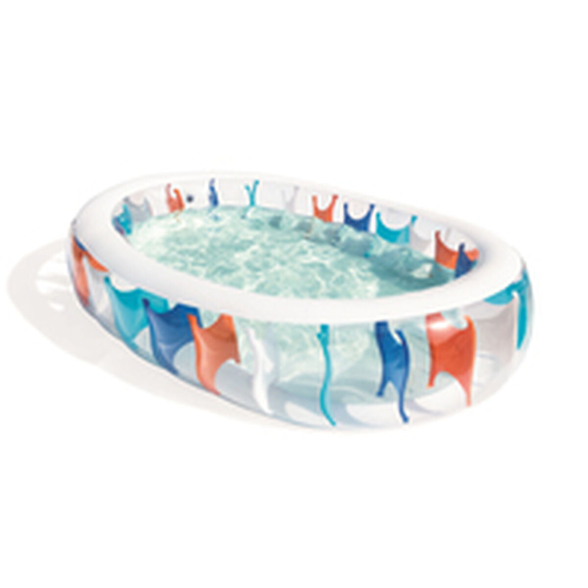 Uppblåsbar bassäng Bestway Multicolour 229 x 152 x 51 cm finns hos Aktivcamping