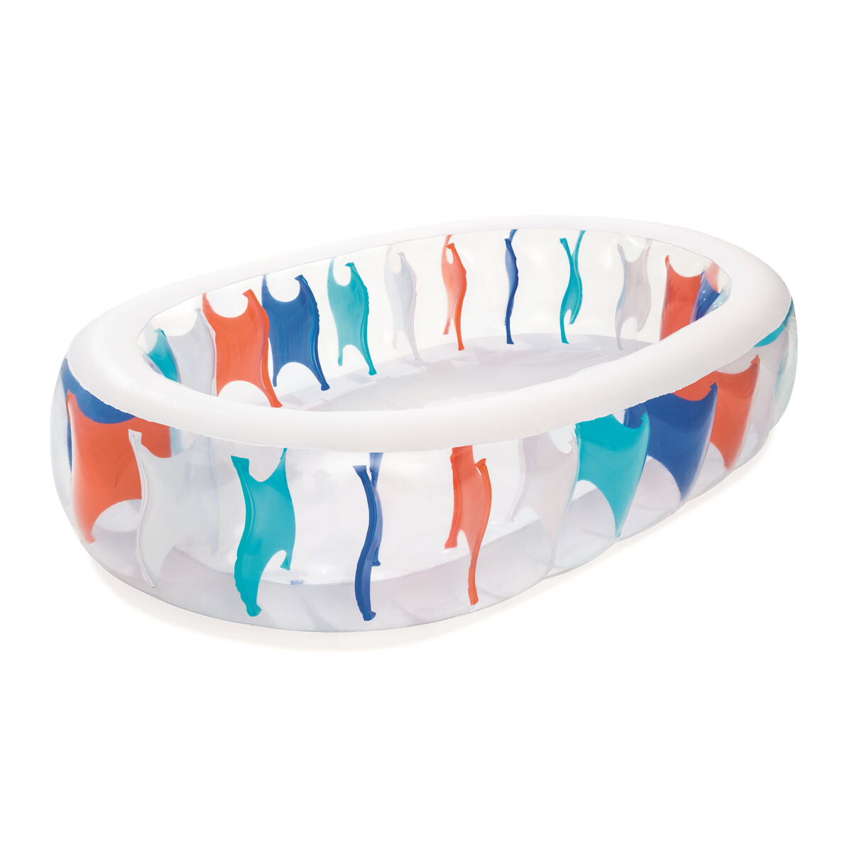 Uppblåsbar bassäng Bestway Multicolour 229 x 152 x 51 cm finns hos Aktivcamping