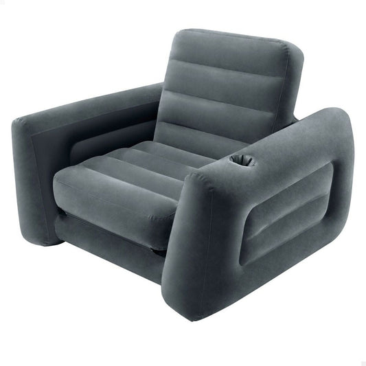 Uppblåsbar bäddsoffa Intex Pull-Out 177 x 66 x 224 cm Grå - finns hos Aktivcamping