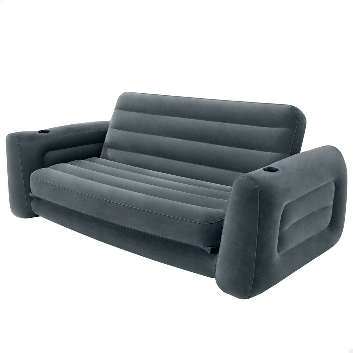 Uppblåsbar bäddsoffa Intex Pull-Out 203 x 66 x 224 cm Grå - finns hos Aktivcamping
