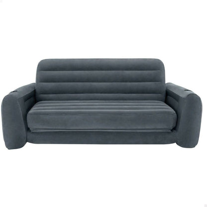 Uppblåsbar bäddsoffa Intex Pull-Out 203 x 66 x 224 cm Grå - finns hos Aktivcamping