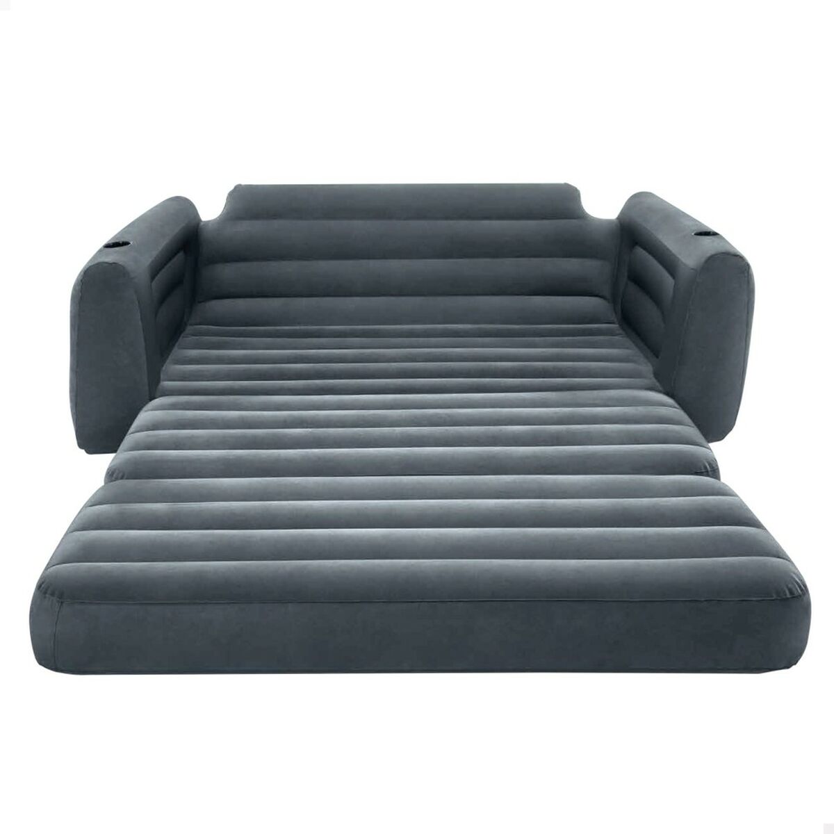 Uppblåsbar bäddsoffa Intex Pull-Out 203 x 66 x 224 cm Grå - finns hos Aktivcamping