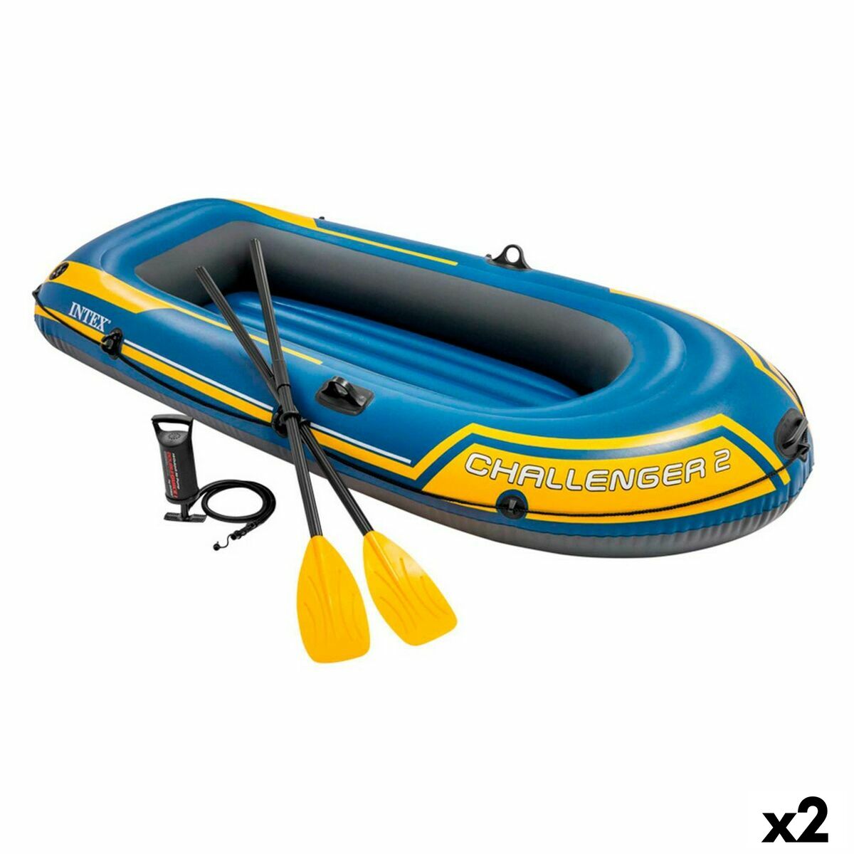 Uppblåsbar båt Intex Challenger 2 2 antal 236 x 41 x 114 cm - finns hos Aktivcamping