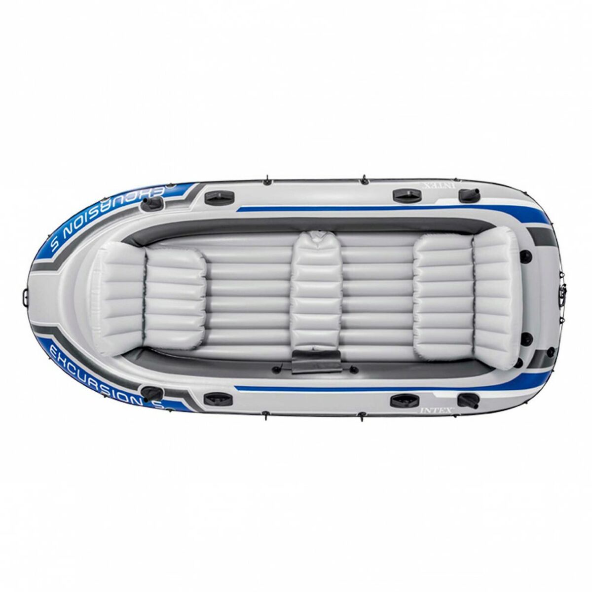 Uppblåsbar båt Intex Excursion 5 Blå Vit 366 x 43 x 168 cm - finns hos Aktivcamping