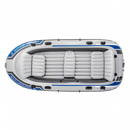 Uppblåsbar båt Intex Excursion 5 Blå Vit 366 x 43 x 168 cm - finns hos Aktivcamping