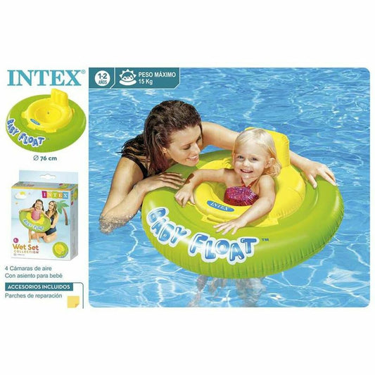 Uppblåsbar flytring Intex 56588EP 76 cm Orange finns hos Aktivcamping