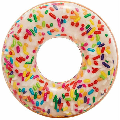 Uppblåsbar flytring Intex Donut Vit 99 x 25 cm finns hos Aktivcamping