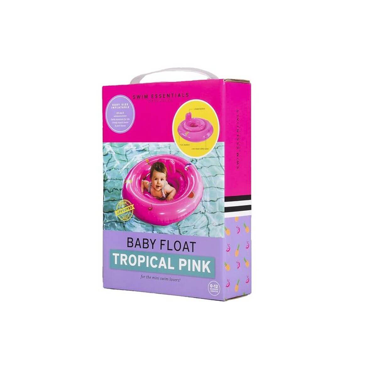 Uppblåsbar flytring Swim Essentials Rosa finns hos Aktivcamping
