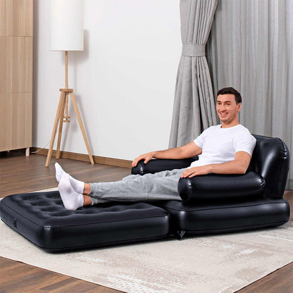 Uppblåsbar fåtölj Bestway 191 x 38 x 25 cm Svart finns hos Aktivcamping