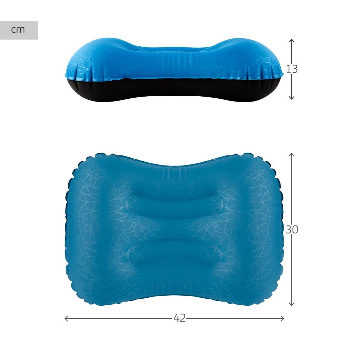 Uppblåsbar kudde Aktive TPU 42 x 13 x 30 cm - finns hos Aktivcamping