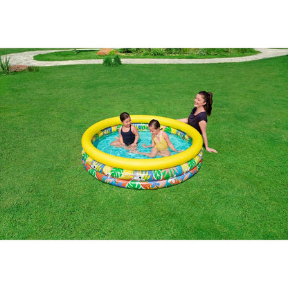 Uppblåsbar plaskpool för barn Bestway 168 x 38 cm finns hos Aktivcamping