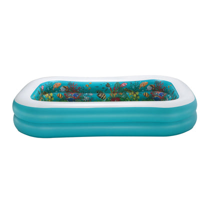 Uppblåsbar plaskpool för barn Bestway 3D Multicolour 262 x 175 x 51 cm 2 personer finns hos Aktivcamping