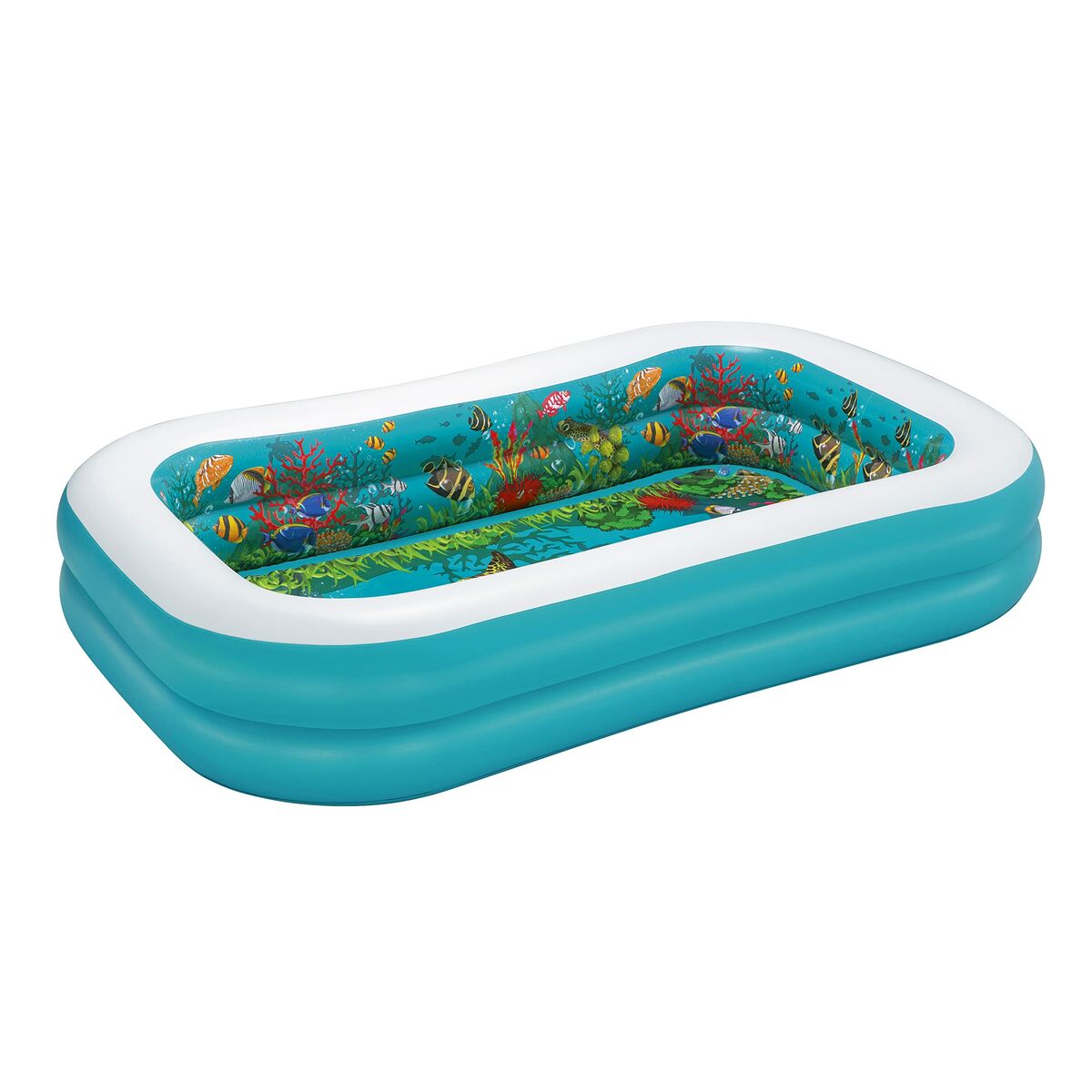 Uppblåsbar plaskpool för barn Bestway 3D Multicolour 262 x 175 x 51 cm 2 personer finns hos Aktivcamping