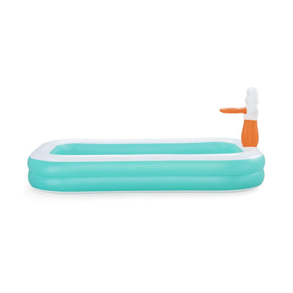 Uppblåsbar plaskpool för barn Bestway Dunk N'Splash 251 x 168 x 102 cm finns hos Aktivcamping