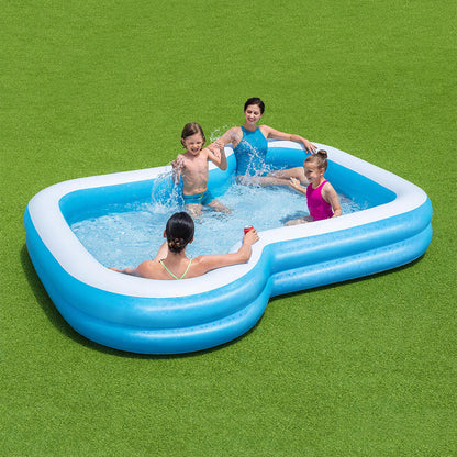 Uppblåsbar plaskpool för barn Bestway Multicolour 305 x 274 x 46 cm finns hos Aktivcamping