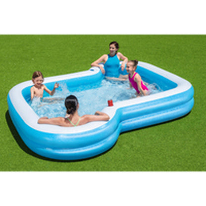 Uppblåsbar plaskpool för barn Bestway Multicolour 305 x 274 x 46 cm finns hos Aktivcamping