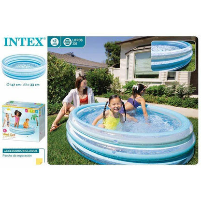 Uppblåsbar plaskpool för barn Intex 147 x 33 cm finns hos Aktivcamping
