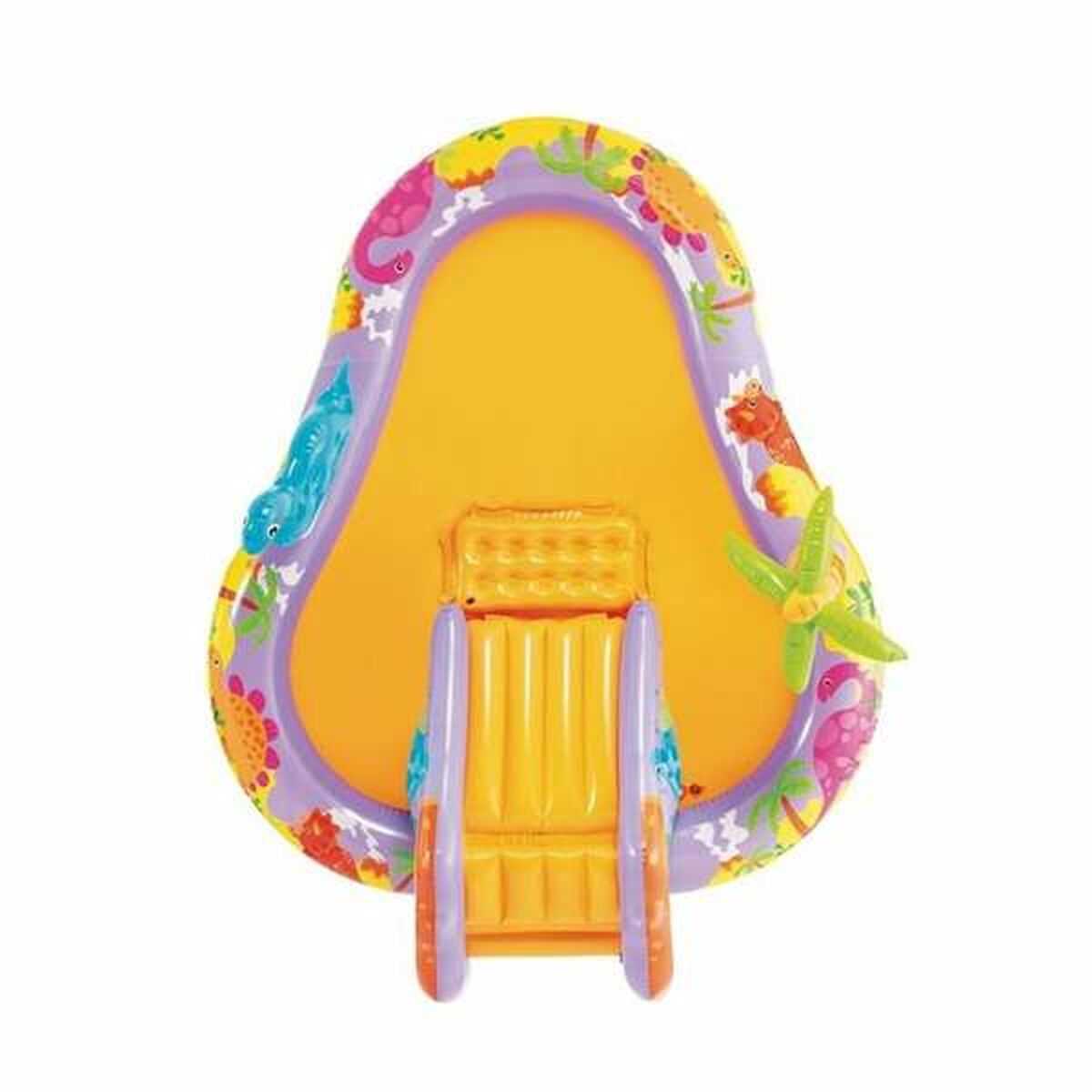 Uppblåsbar plaskpool för barn Intex Dino Park 201 x 157 x 69 cm finns hos Aktivcamping