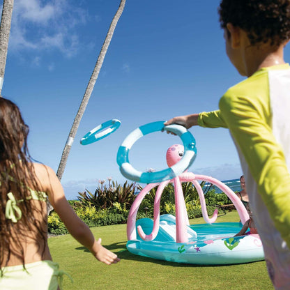 Uppblåsbar plaskpool för barn Intex Octopus 229 L 243 x 183 x 150 cm Bläckfisk finns hos Aktivcamping