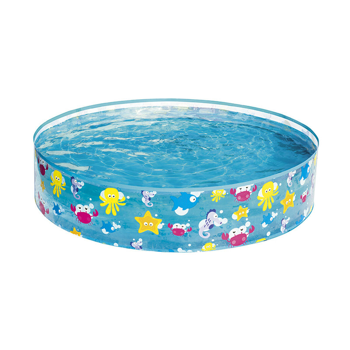 Uppblåsbar plaskpool för barn Junior Knows 25 x 121 x 121 cm - finns hos Aktivcamping