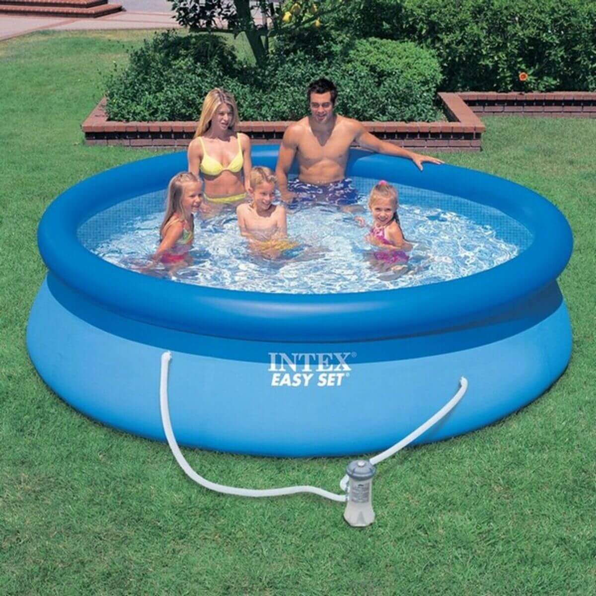 Uppblåsbar pool Easy Set Intex 366 x 76 cm finns hos Aktivcamping