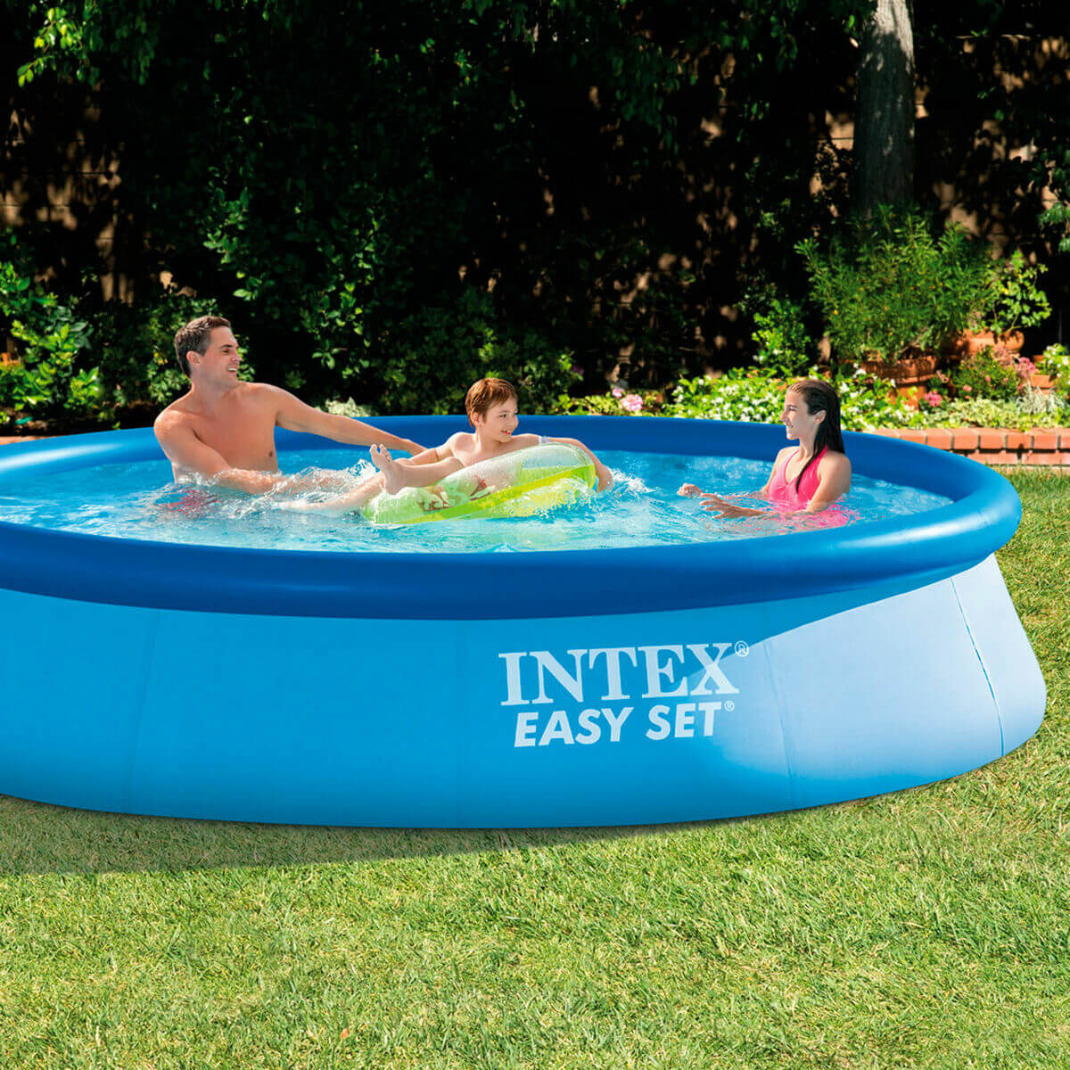 Uppblåsbar pool Intex Easy Set 366 x 76 cm finns hos Aktivcamping