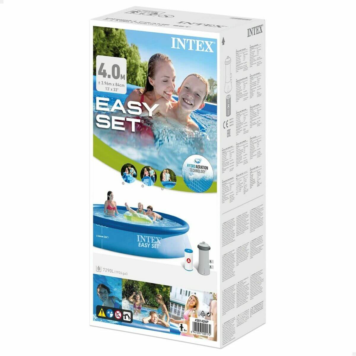 Uppblåsbar pool Intex Easy Set 396 x 84 cm finns hos Aktivcamping