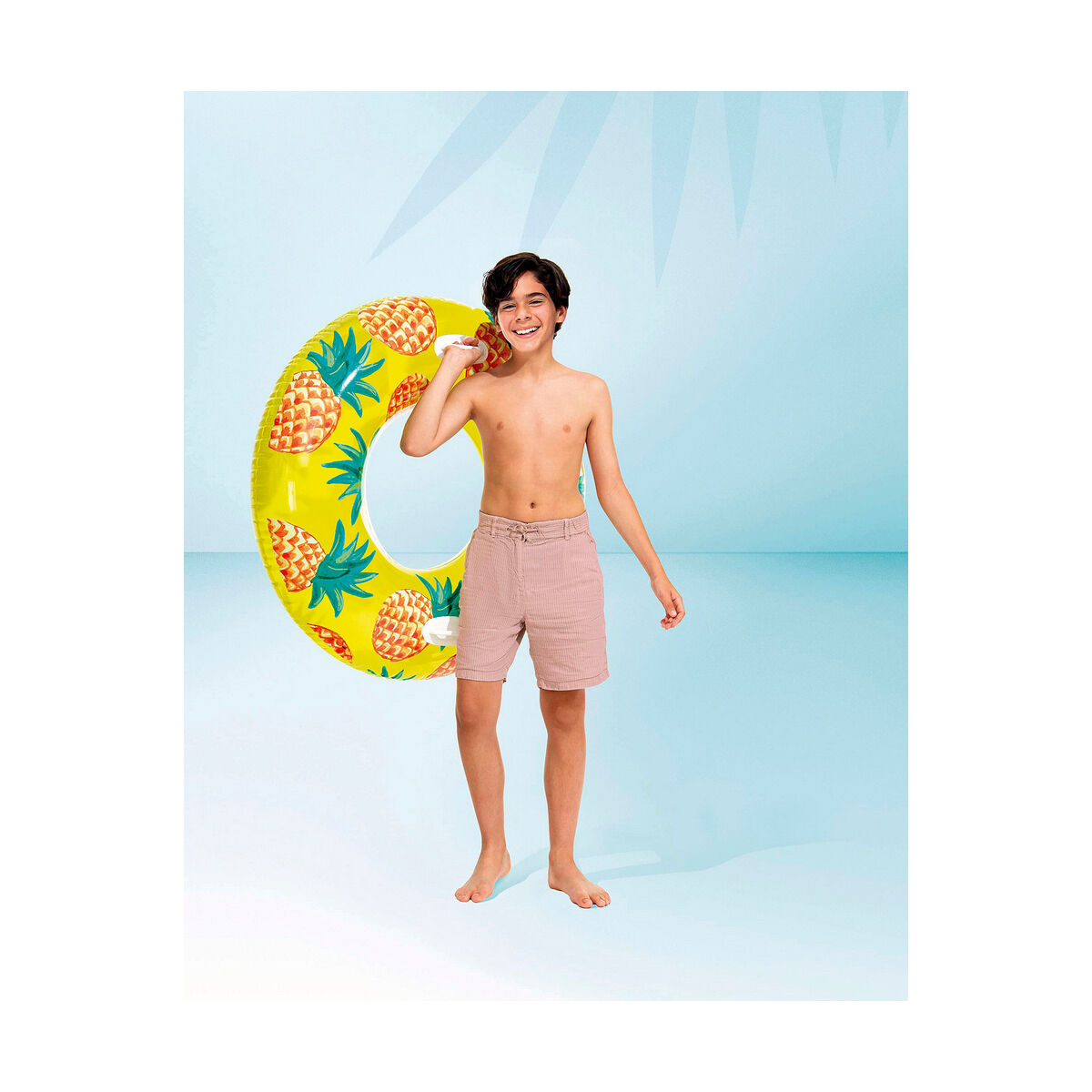 Uppblåsbar poolflotta Intex Frukter PVC Ø 107 cm finns hos Aktivcamping