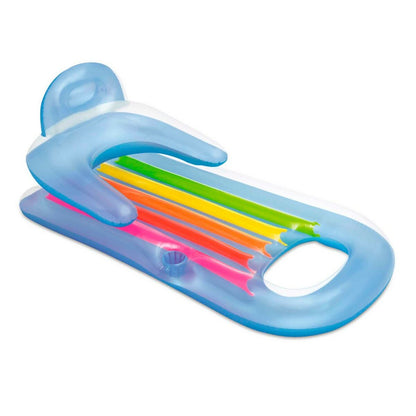 Uppblåsbar poolstol Intex Regnbåge 160 x 53 x 85 cm (6 antal) finns hos Aktivcamping