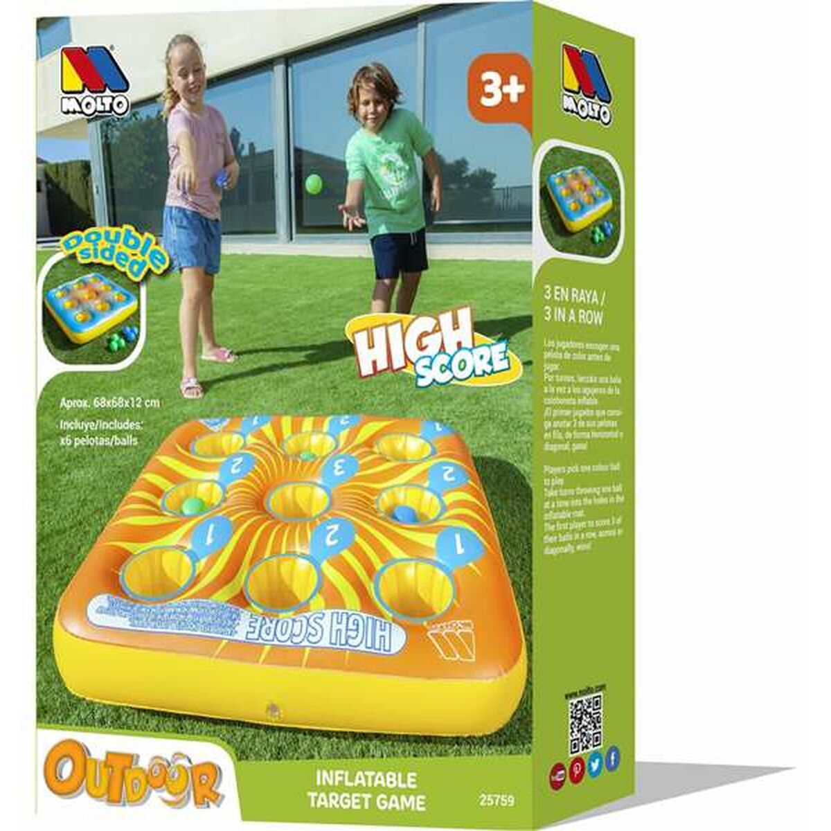 Uppblåsbar spel Moltó finns hos Aktivcamping