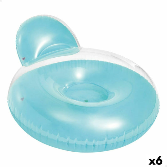 Uppblåsbar stol för pool Intex Rund 137 x 122 cm finns hos Aktivcamping