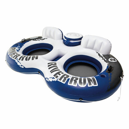 Uppblåsbart hjul Intex River Run 2 243 x 51 x 157 cm Blå Vit (3 antal) finns hos Aktivcamping