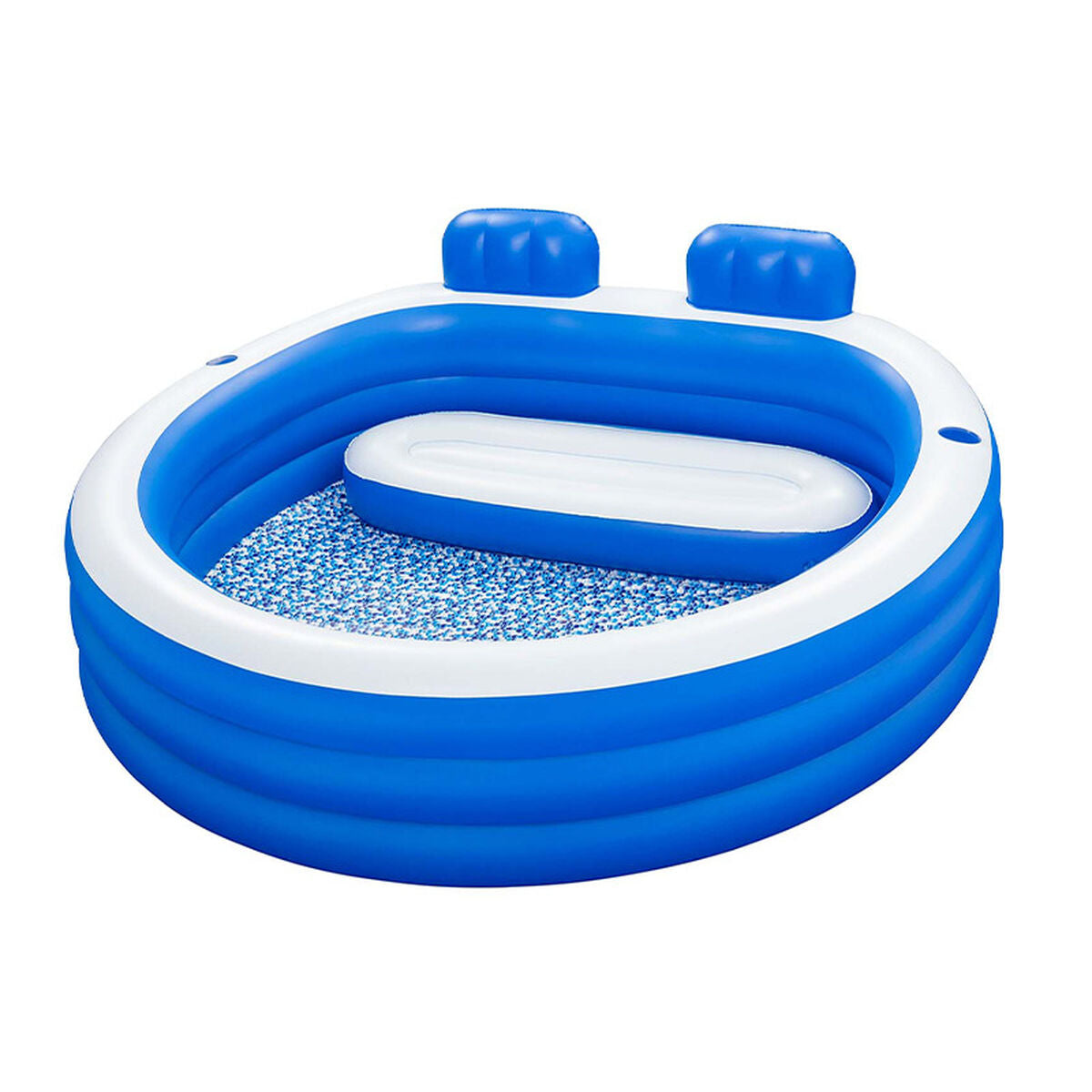 Upplåsbar bassäng Bestway Multicolour 219 x 231 x 79 cm - finns hos Aktivcamping