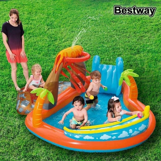 Upplåsbar bassäng C/C. PISCINA 2.65X2.65X1.04M HINCHABLE Bestway Multicolour finns hos Aktivcamping