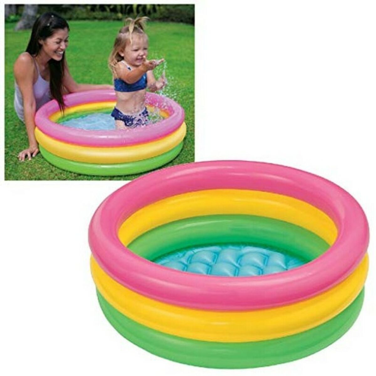 Upplåsbar bassäng Intex 68 L (86 x 25 cm) finns hos Aktivcamping