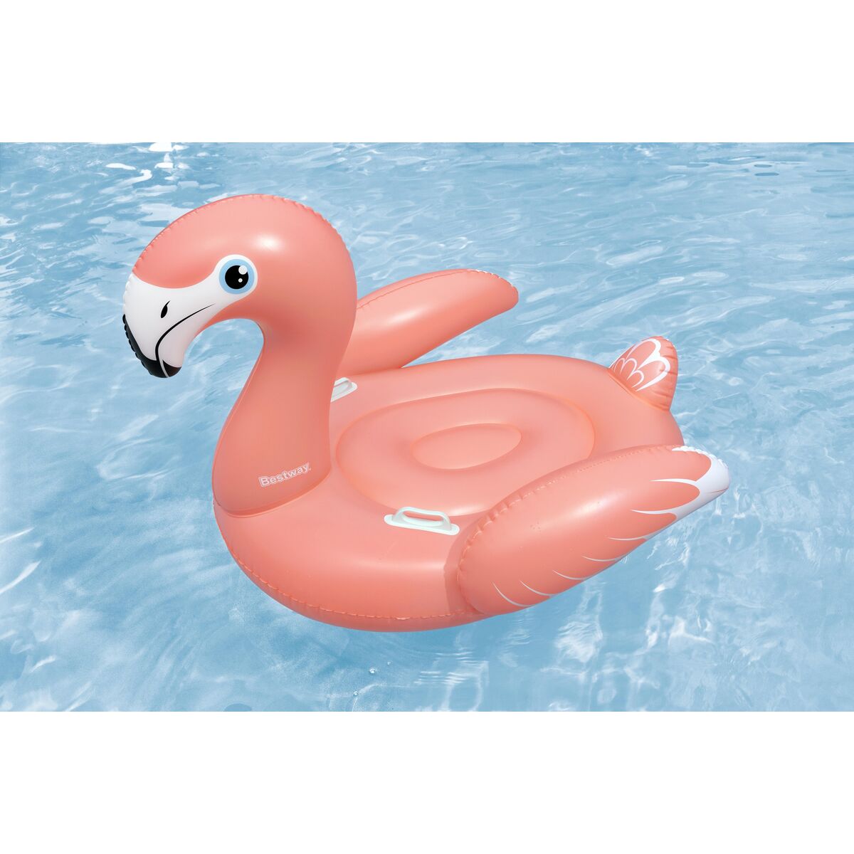Upplåsbar bassängmadrass Bestway Flamingo 148 x 127 x 99 cm finns hos Aktivcamping