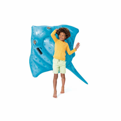 Upplåsbar bassängmadrass Intex Mantor 185 x 145 cm finns hos Aktivcamping
