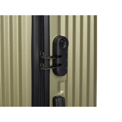 Uppsättning resväskor Grön Ränder 3 Delar finns hos Aktivcamping
