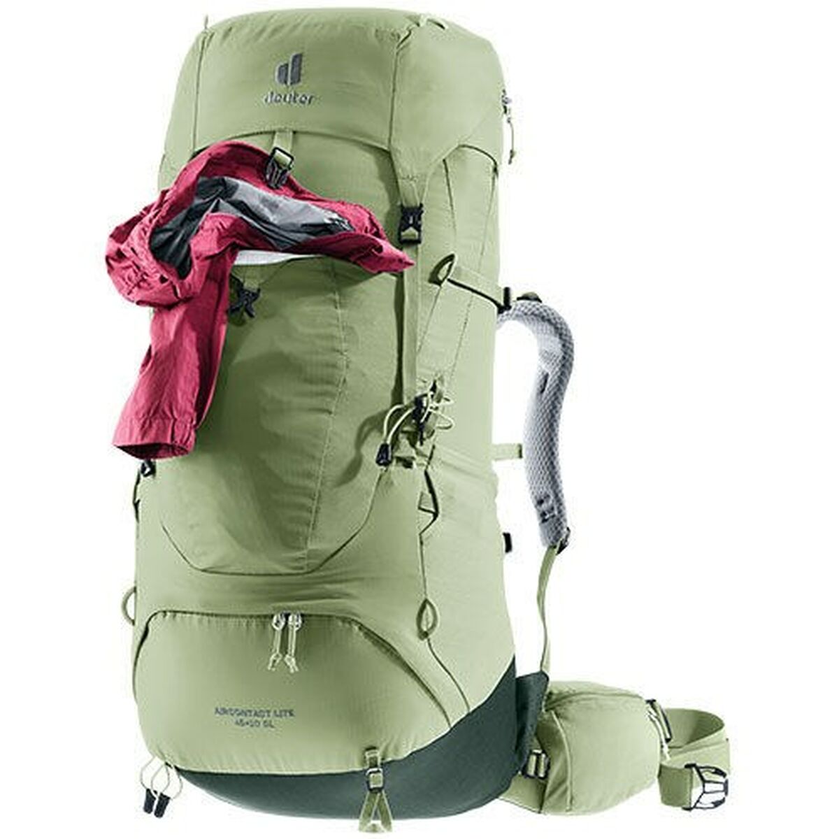 Vandringsryggsäck Deuter Aircontact Lite 45+10 SL Grön Polyester 55 L finns hos Aktivcamping